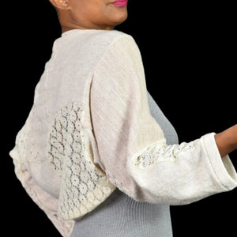 Angel of the North by Anthropologie shrug bolero sweater xs s small
